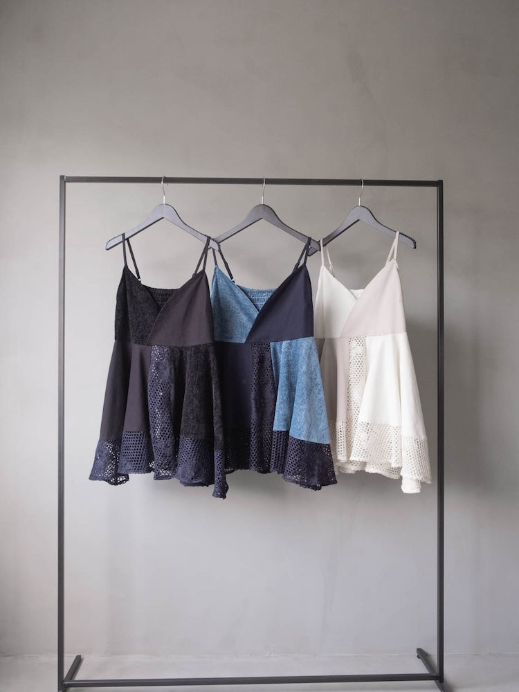 Patchwork Circular Top｜サーキュラーキャミトップス – MARTE