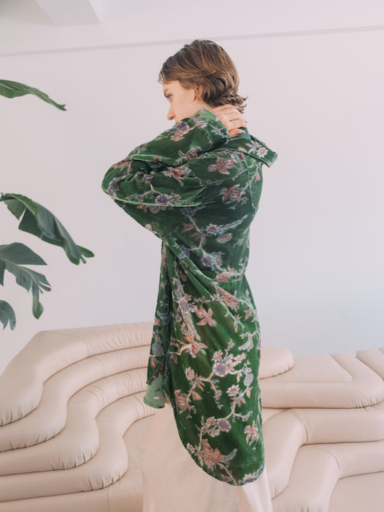 Velvet Over Shirt｜ベロアシャツ – MARTE