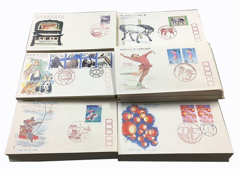 初日カバー マキシマムカード 郵便切手の歩みシリーズ切手コレクション