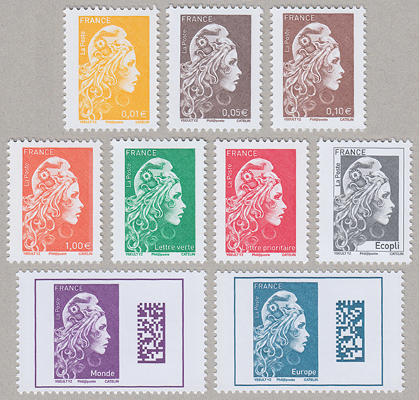 フランス切手2種各1シート フランス切手2種各1シート