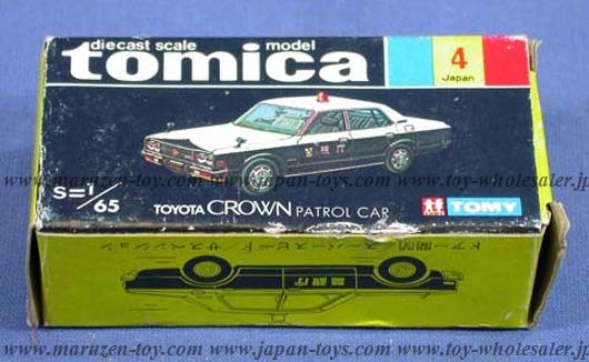 丸善商店 （トミー）トミカ黒箱NO4 トヨタクラウン パトロールカー
