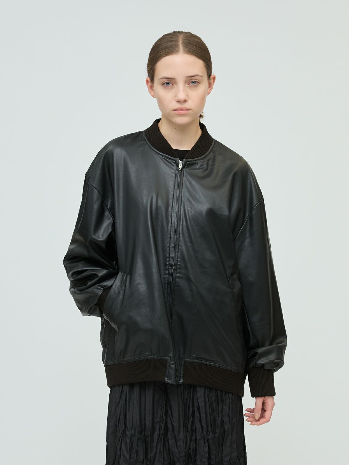 3/9(月)正午販売終了】mizuiro ind シンセティックレザージップ