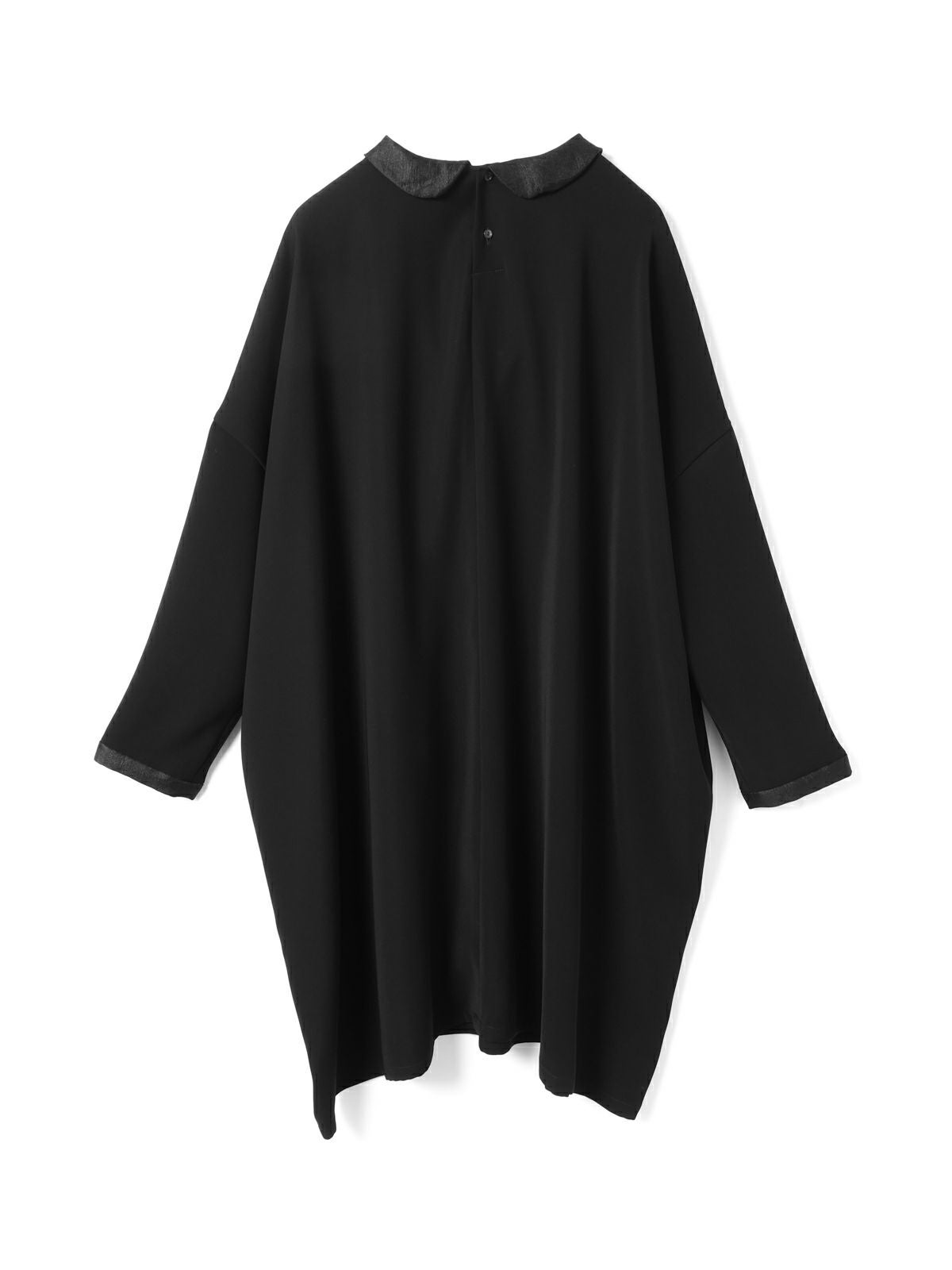 3/9(月)正午販売終了】mizuiro ind 衿付きサテンコクーンワンピース