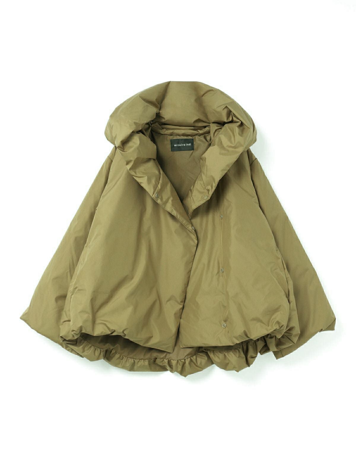 3/9(月)正午販売終了】mizuiro ind フード付きショートダウン