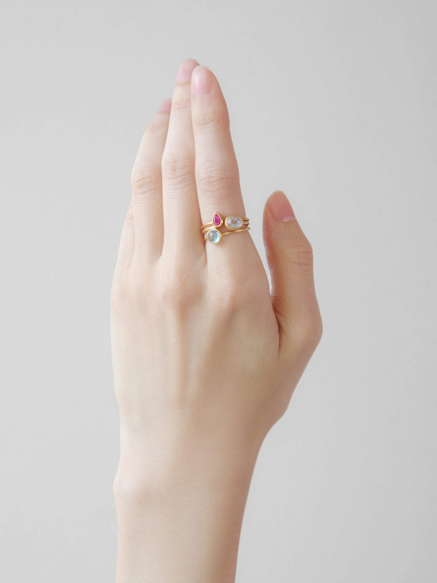 MARIHA(マリハ) Earth Drops アースドロップス リング ルビー K18