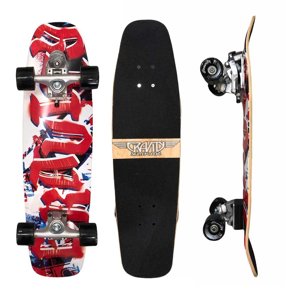 スケートボード コンプリート グラビティ 30インチ ミニ レッドロゴ