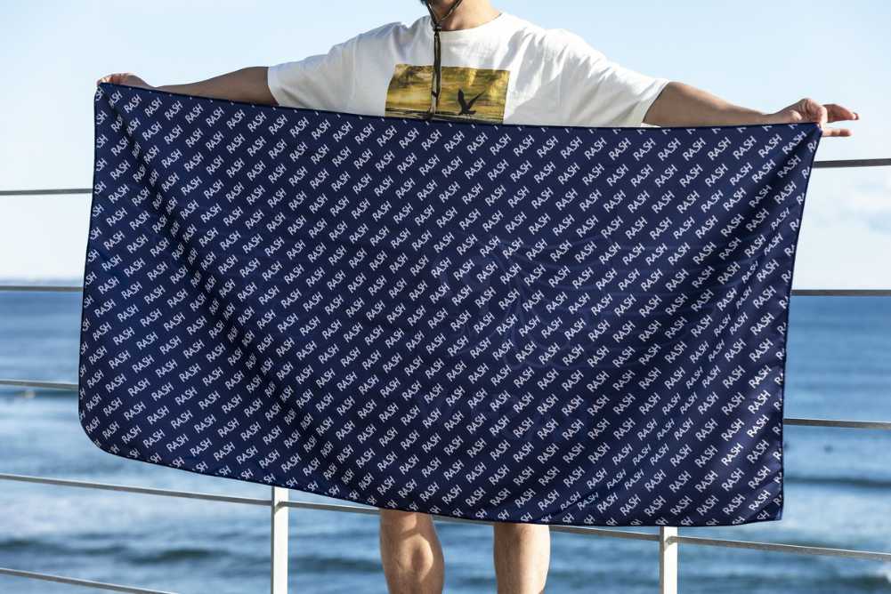 2025 RASH ラッシュ マイクロファイバー タオル バスタオル 羽マーク