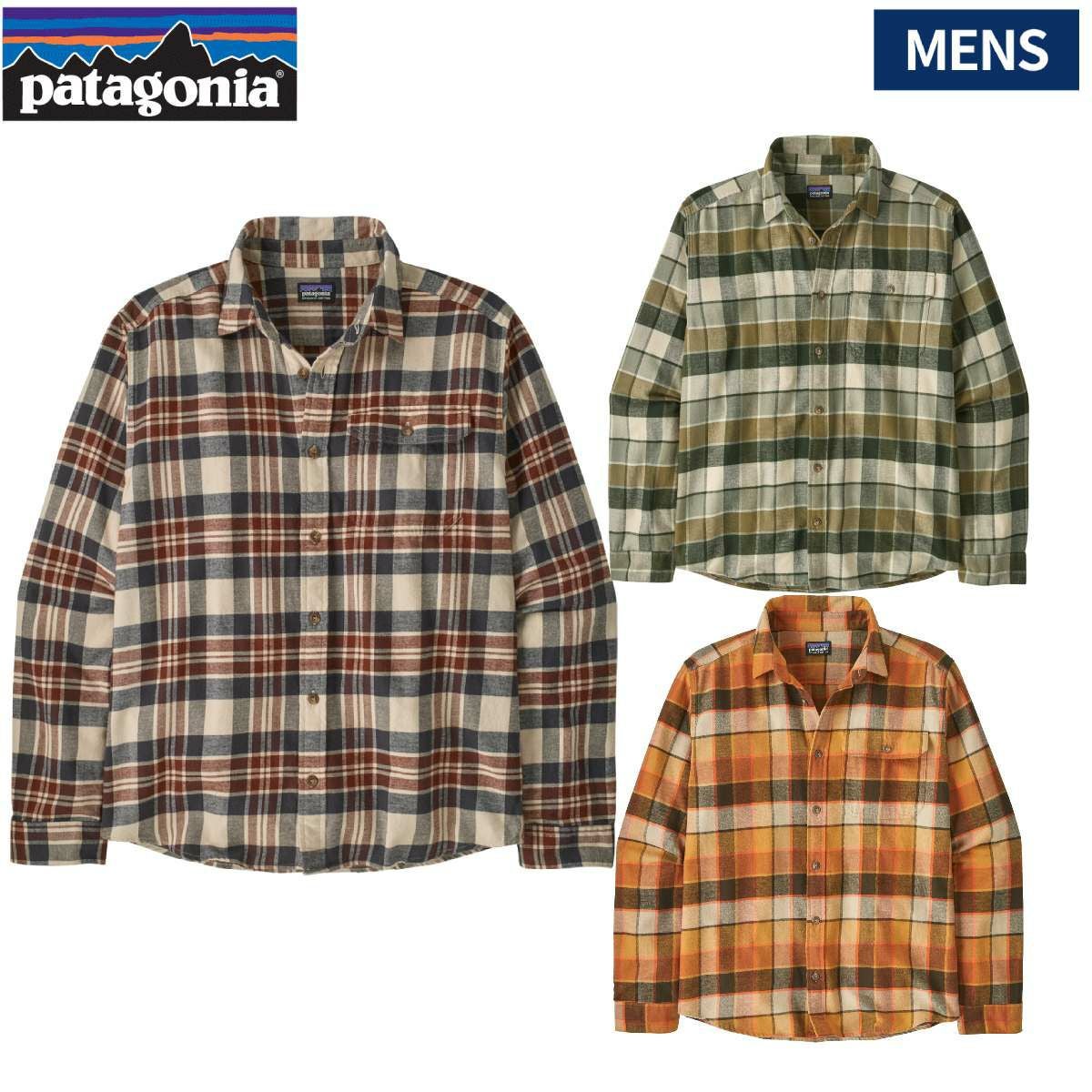 パタゴニア メンズ・ロングスリーブ・ライトウェイト・フィヨルド