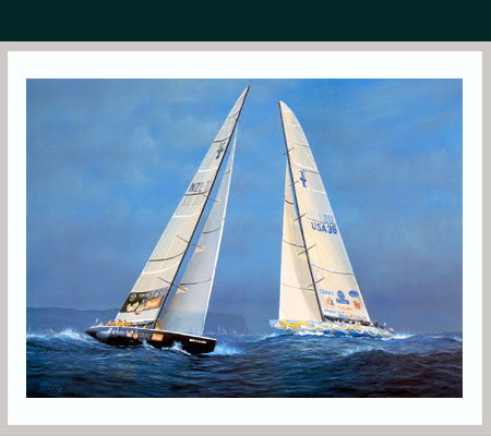 マリタイム・レブはヨットのクリスタルトロフィー、モデルシップ