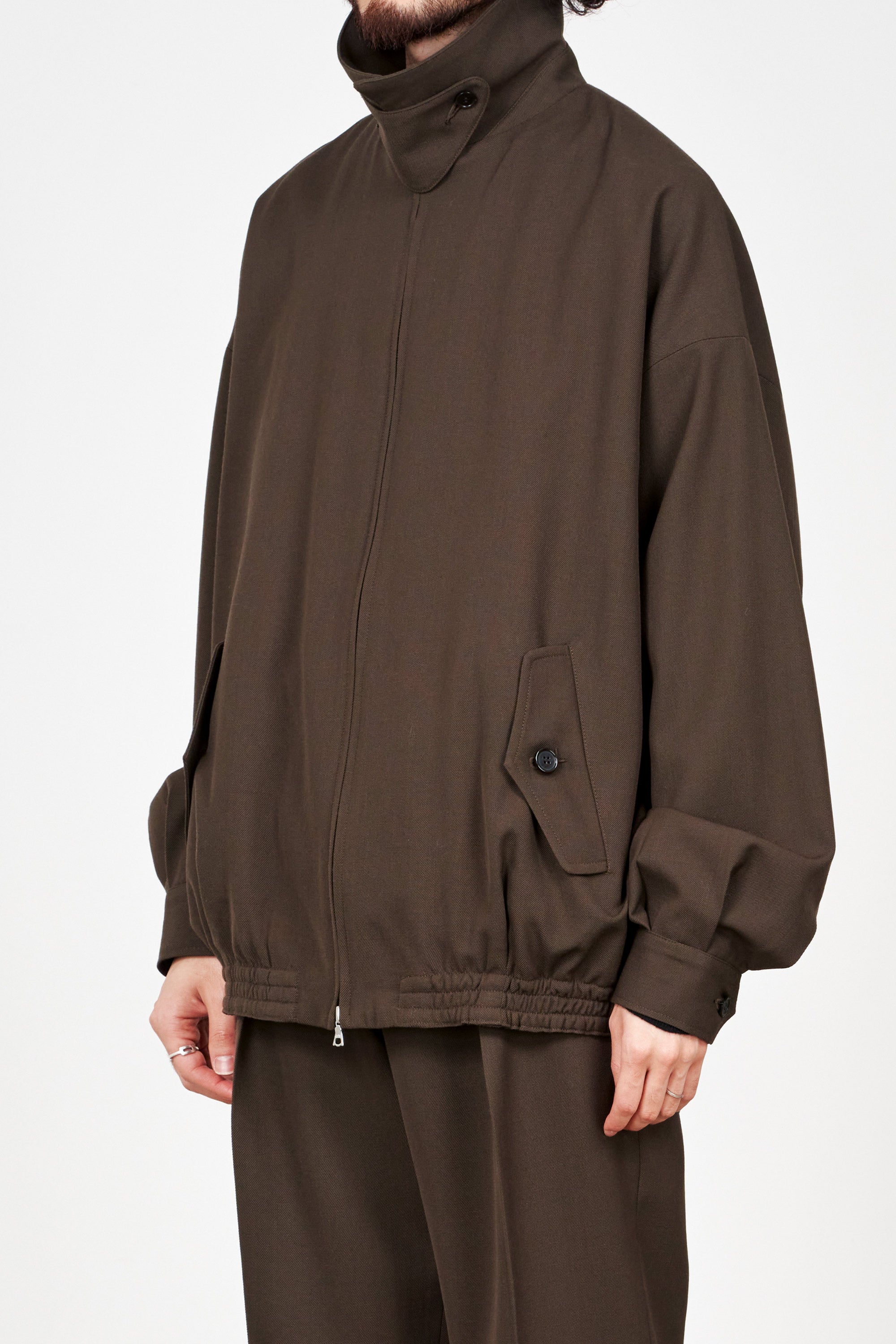 3/60オーガニックウールサバイバルクロス / ワイドスポーツジャケット