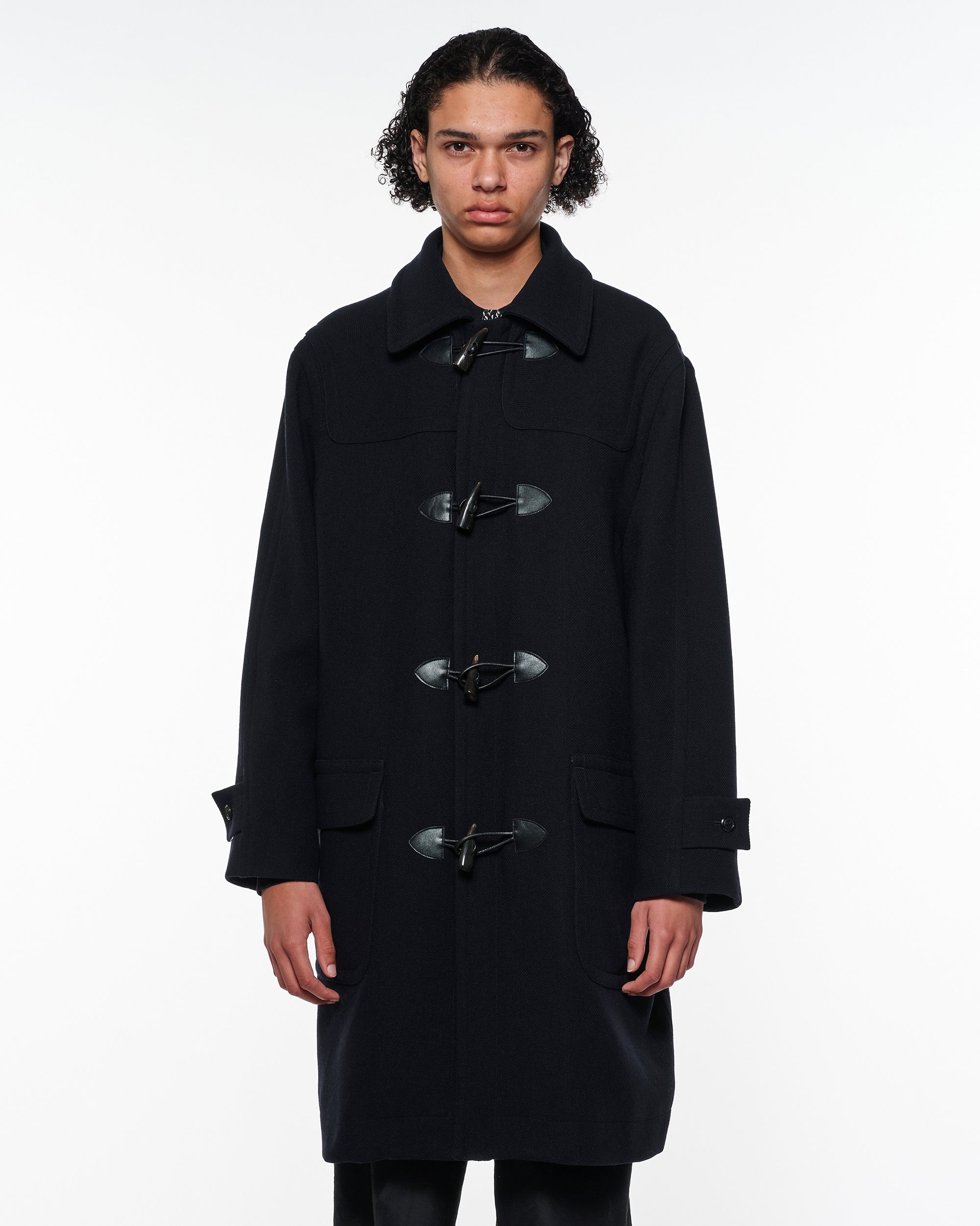 ウールヴィンテージダブルクロス / ダッフルコート, Dark Navy – MARKAWARE