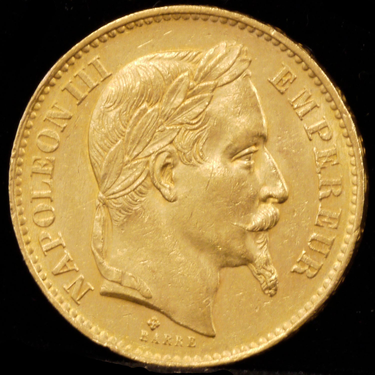 フランス 20フラン金貨 1870年 ナポレオン3世 有冠｜コイン｜NJ