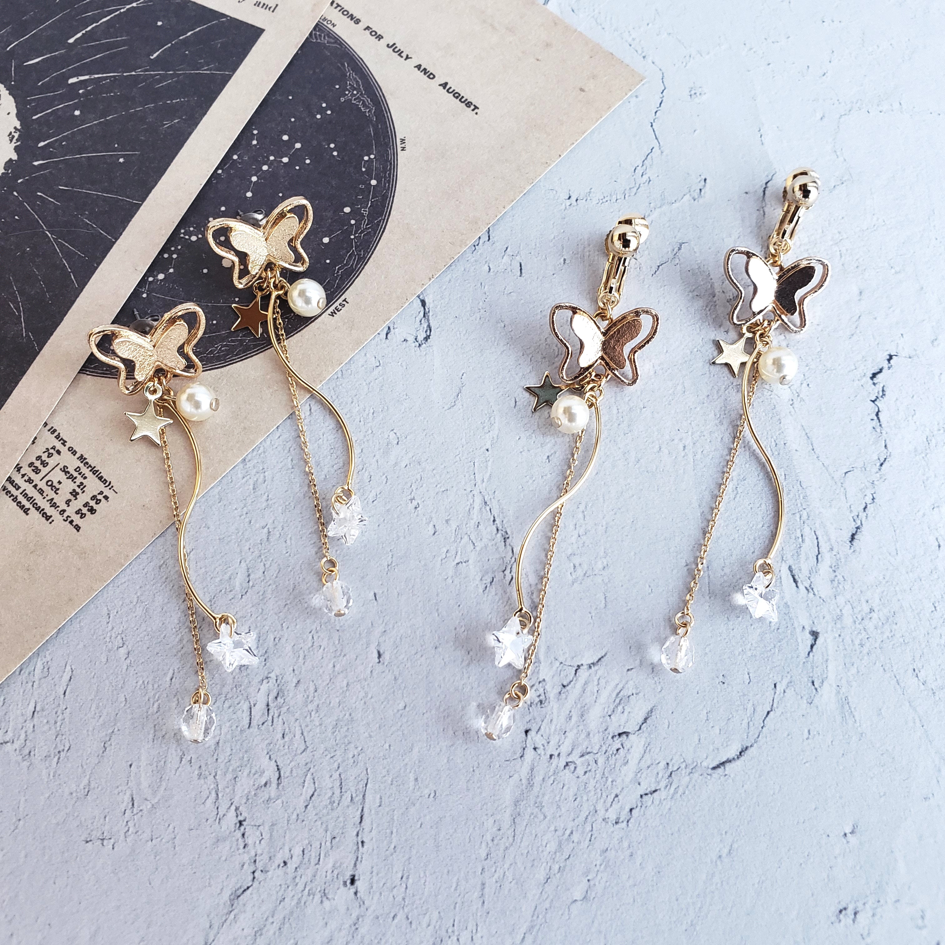 ☆メガロさん様【657】金属ピアス×2 蝶バネイヤリング×5 ☆メガロさん