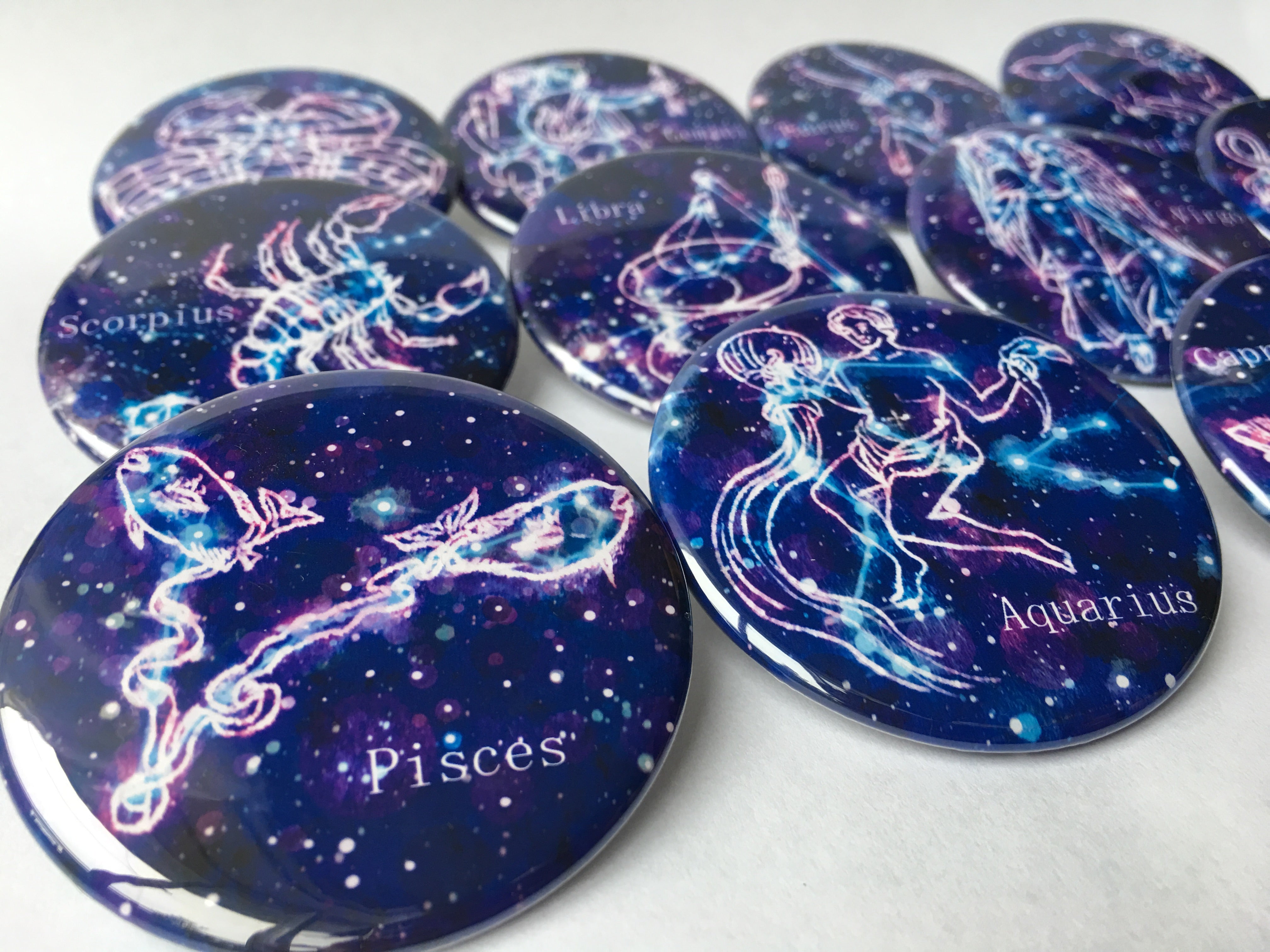 缶バッチ／十二星座 – 宙フェス夜市