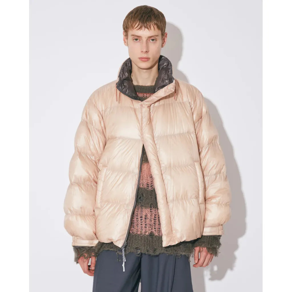 beautiful people NANGA multilayering down vest blouson – MAROON