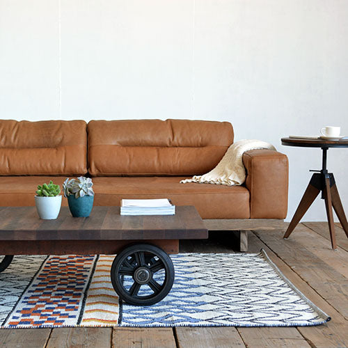 レザーソファ 3人掛け｜HALO FROSTER SOFA（幅220cm／キャメル）