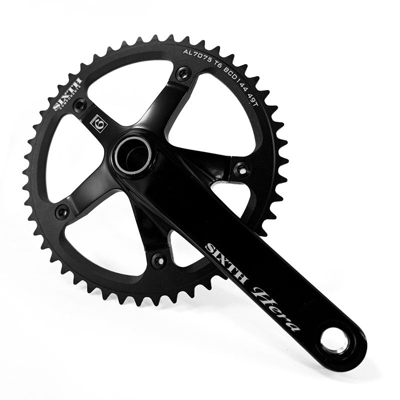 YouTubeで紹介】SIXTH Heraクランクセット49T｜大阪梅田のピストバイク