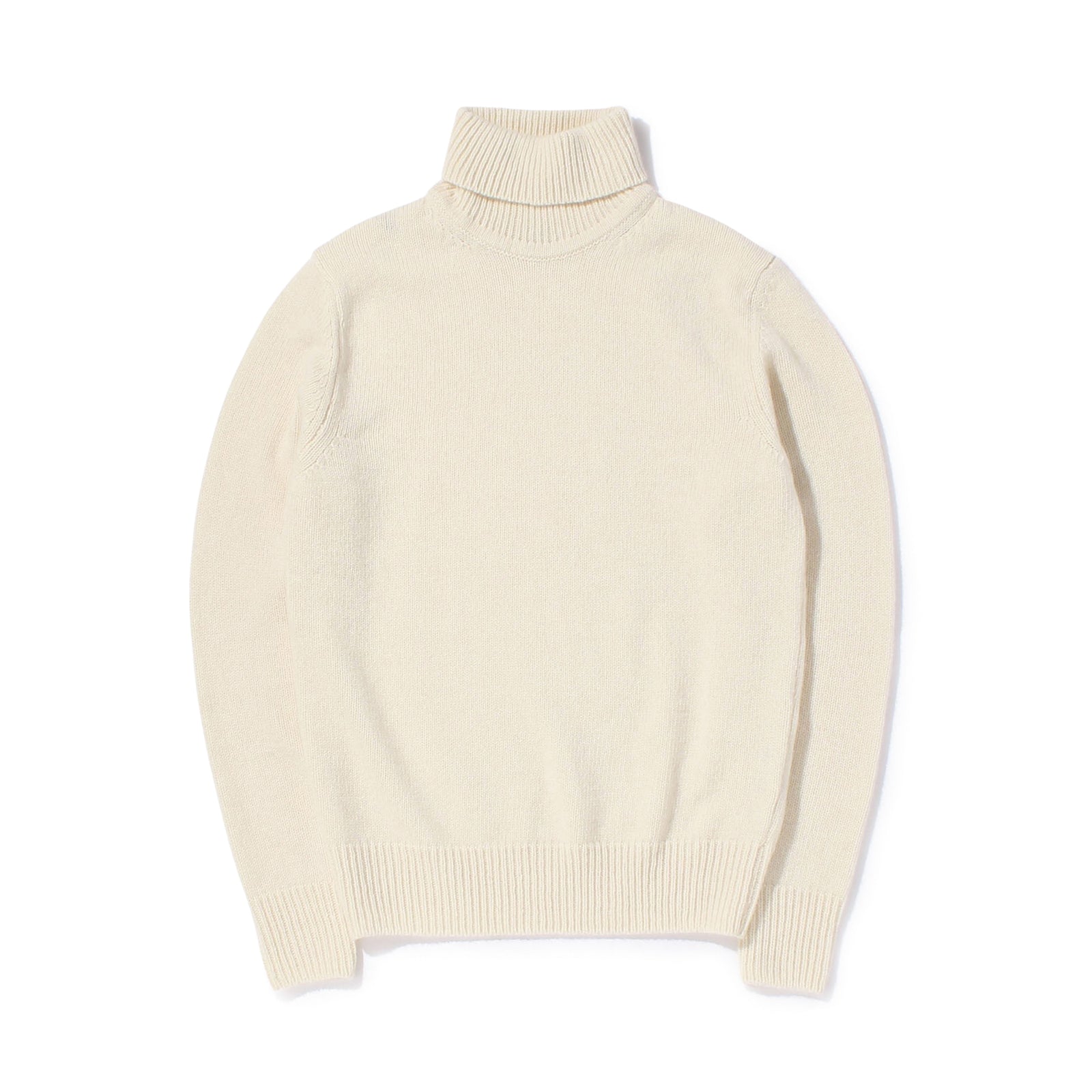 Aton エイトン カシミア タートル ニット オフホワイト ATON/エイトン