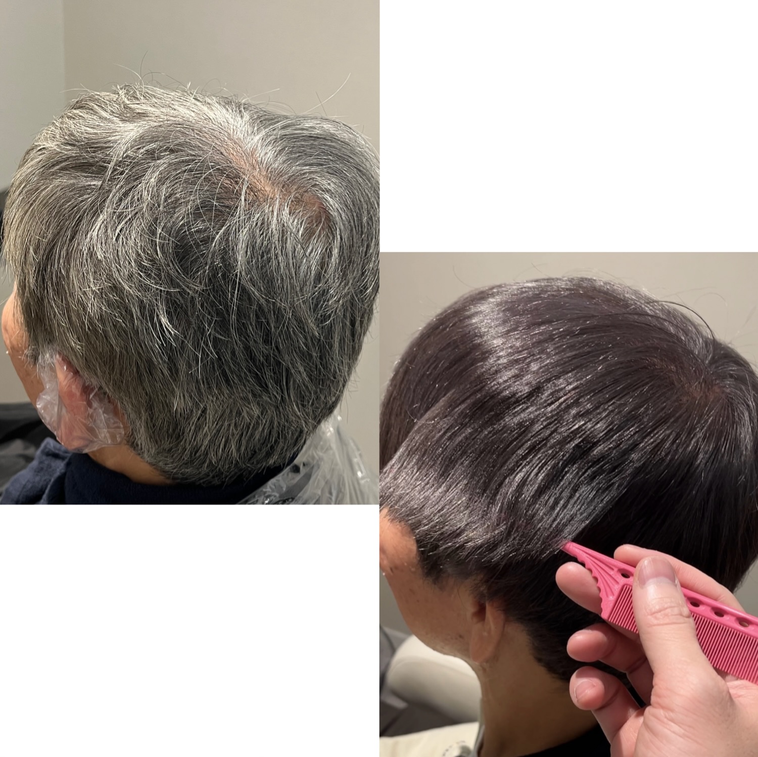 まだらな白髪から綺麗なアッシュグレーに染める方法！ – Masumi