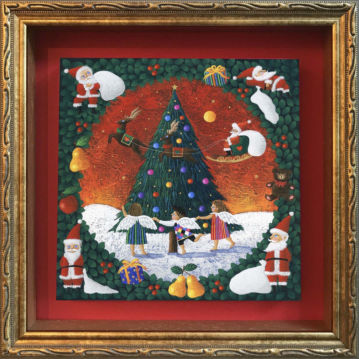 クリスマスキャンバスジクレー一覧｜小澤摩純