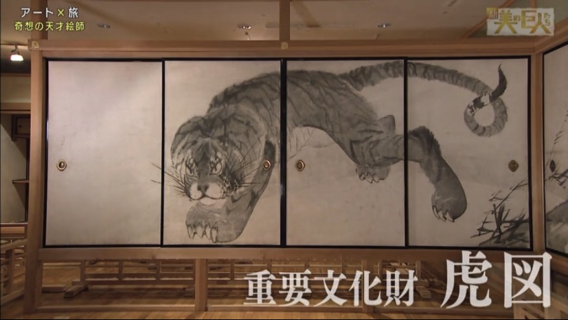 新美の巨人たち】長沢芦雪「虎図」①【美術番組まとめ】 | masaya's