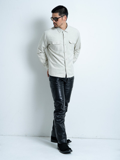 RATS 「MOLESKIN B.D SHIRT」 モールスキン ボタンダウンシャツ