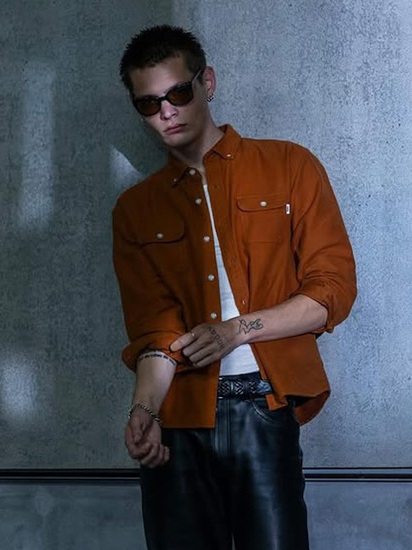 RATS 「MOLESKIN B.D SHIRT」 モールスキン ボタンダウンシャツ