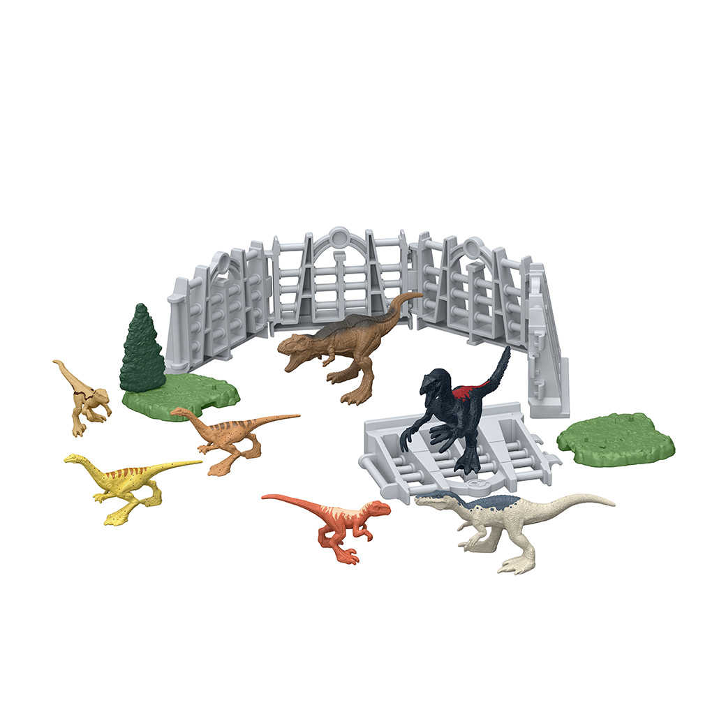 ジュラシック・ワールド ミニフィギュアセット お片付けケース付き