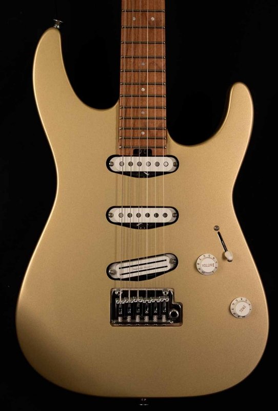 Charvel Pro-Mod DK22 SSS 2PT CM Pharaohs Gold Electric Guitar
