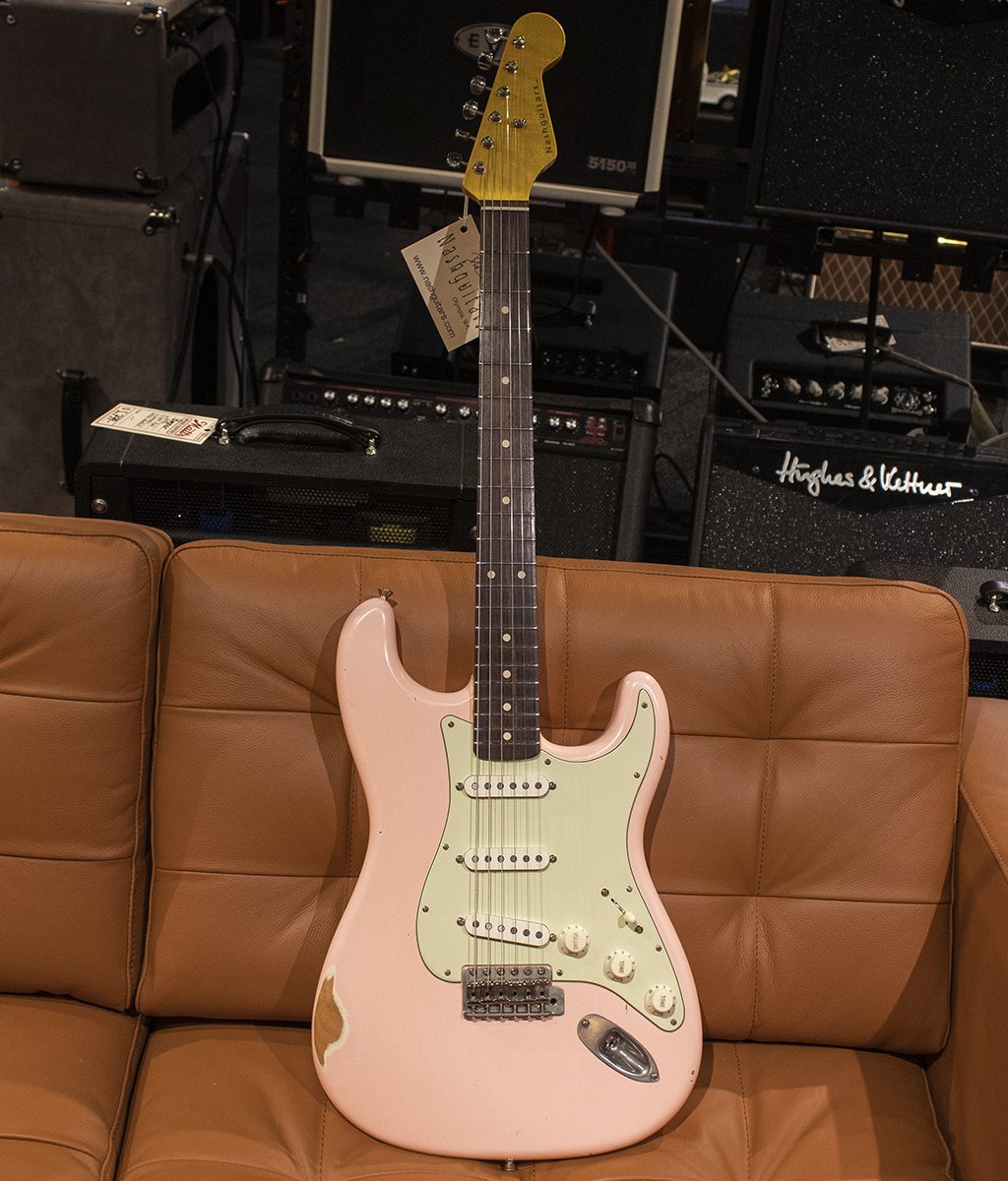 Nash Guitars S-63 Shell Pink Electric Guitar - Matt's Music Center