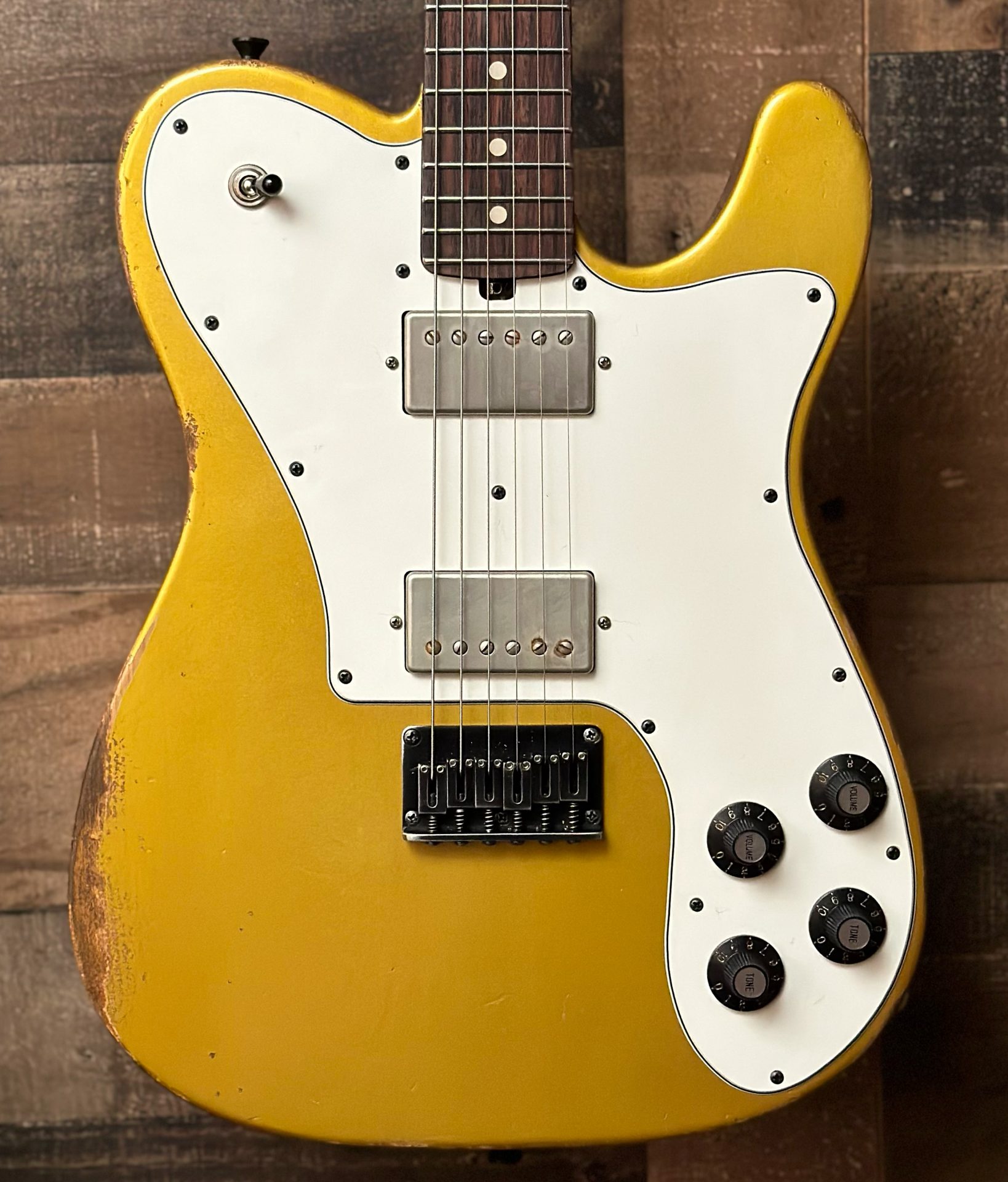 Friedman Vintage T Gold Top Metallic Guitar - Matt's Music Center