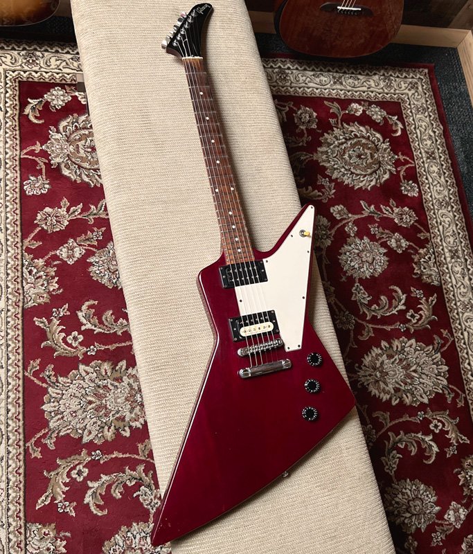 USED Gibson Explorer Cherry 1990 w/ OHSC - Made in the USA