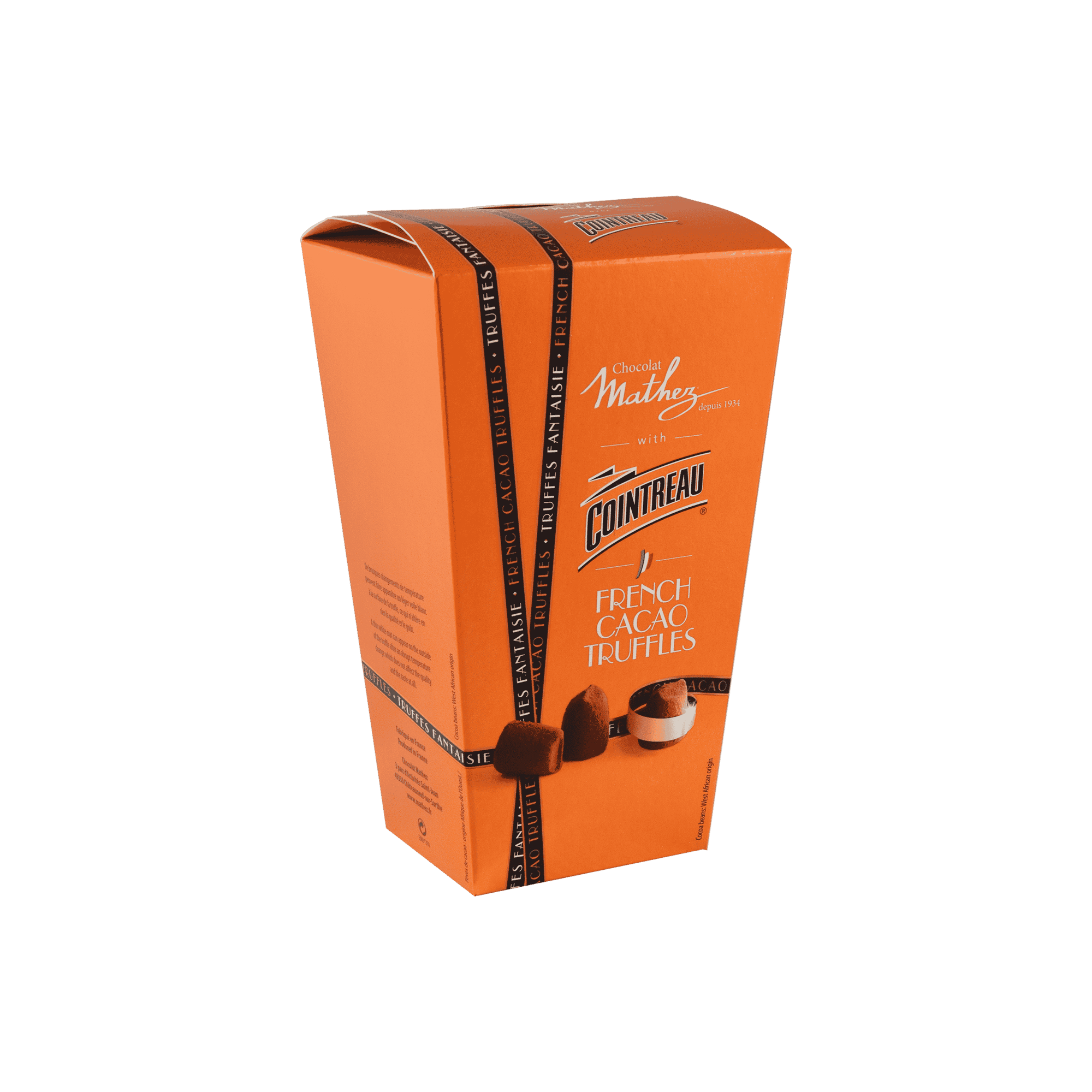 French Cocoa truffles with Cointreau - Truffle box - 250g