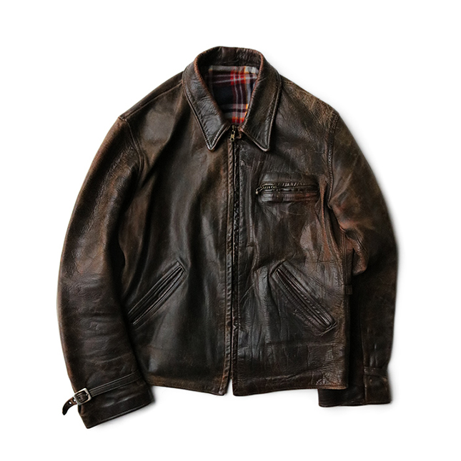 MATIN » Blog Archive » 40s UNKNOWN LEATHER SPORTS JACKET WITH BALL