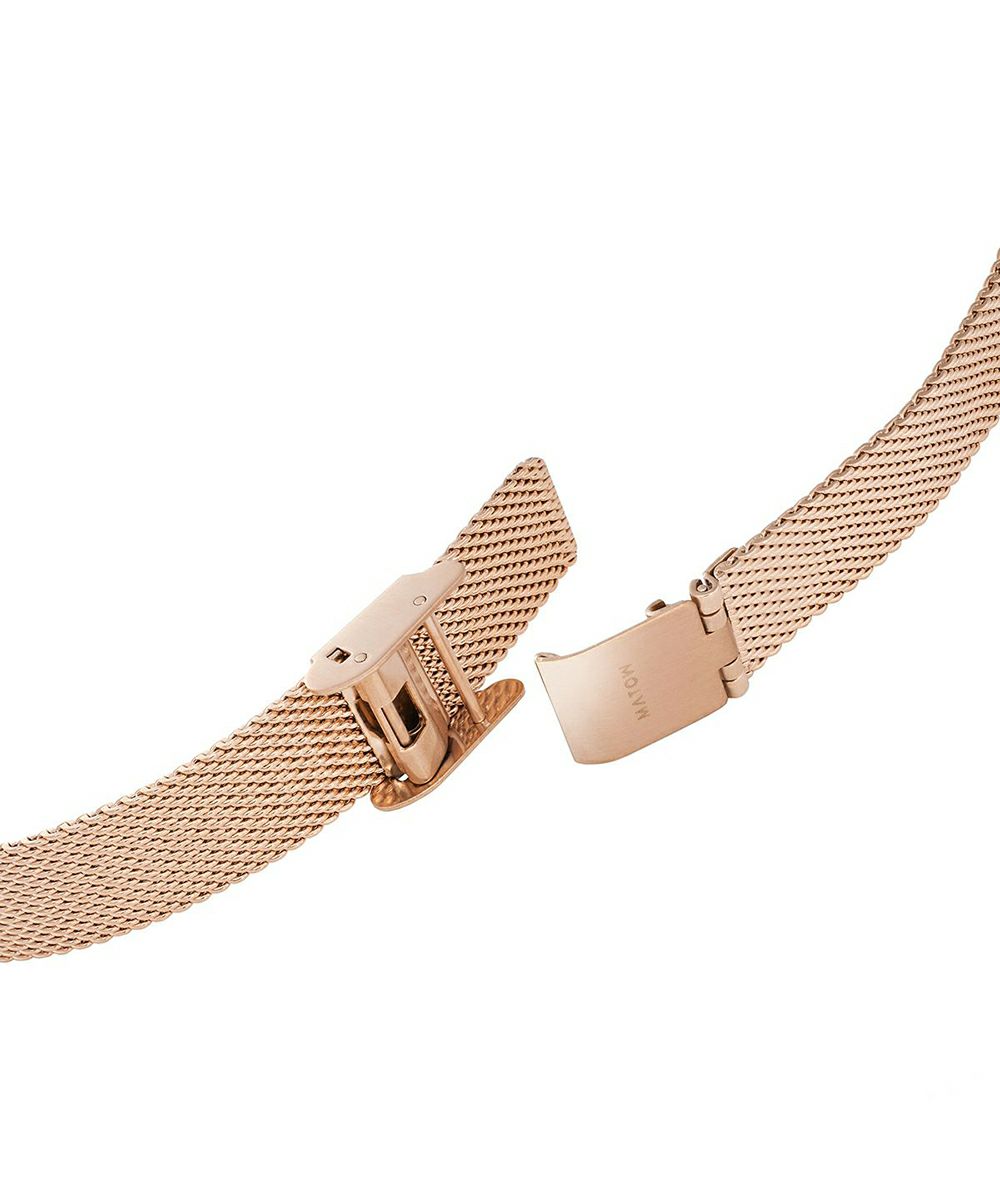 MATOW マトウ TSUKI 朧月 ノワール / SQUARE ROSE GOLD MESH NOIR