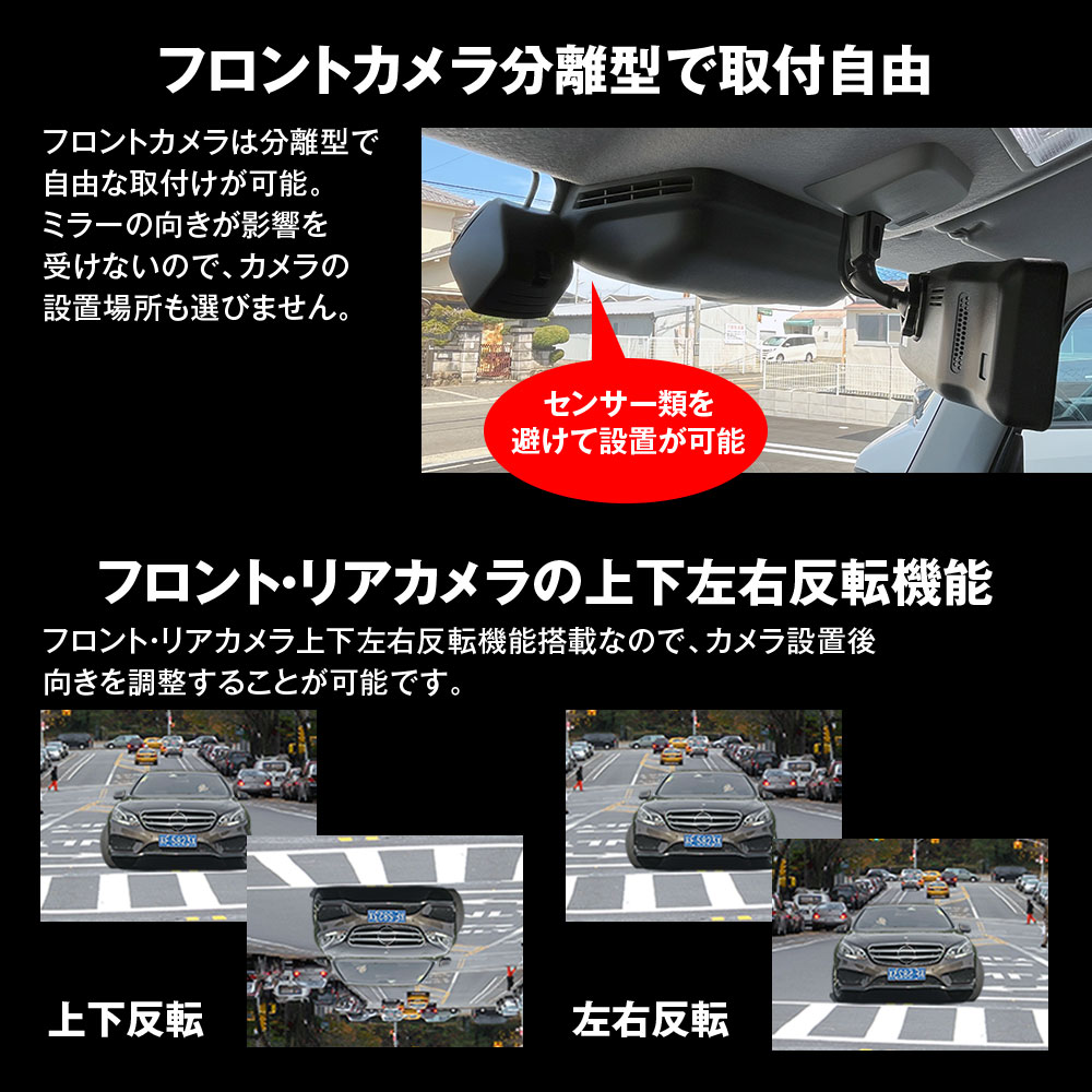 60FPSのリアカメラ,GPSを搭載した純正交換式デジタルルームミラー MDR