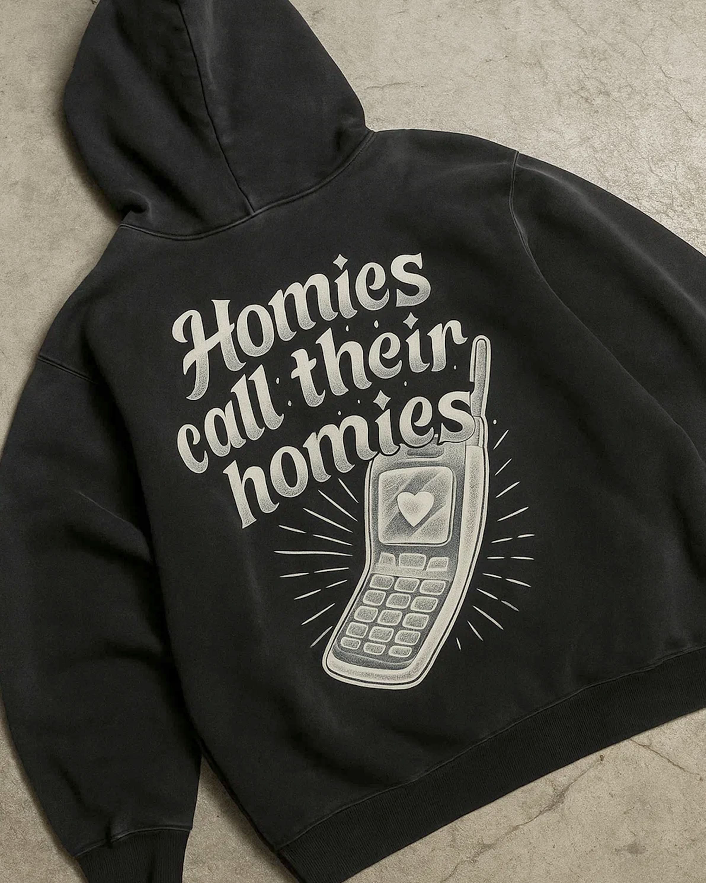 Homies Call their Homies Sun Faded Hoodie – Maybe Today NYC