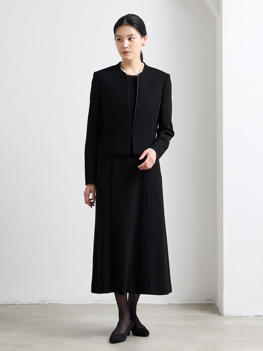 喪服・礼服】【WEB限定】【洗える・マシンウォッシャブル】ブラック