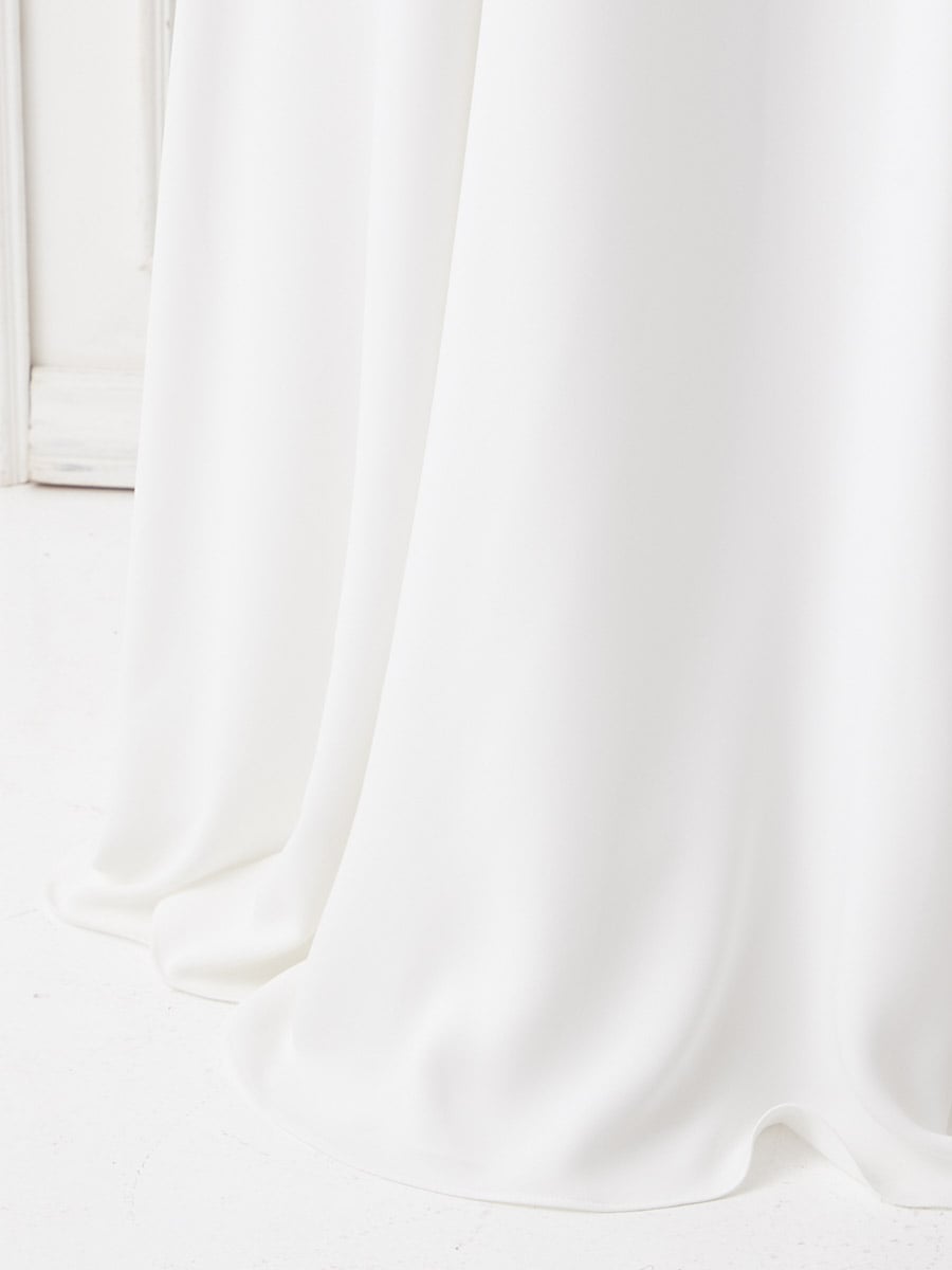 レースケープ付き2WAYホワイトドレス(M オフホワイト): AIMER | エメ