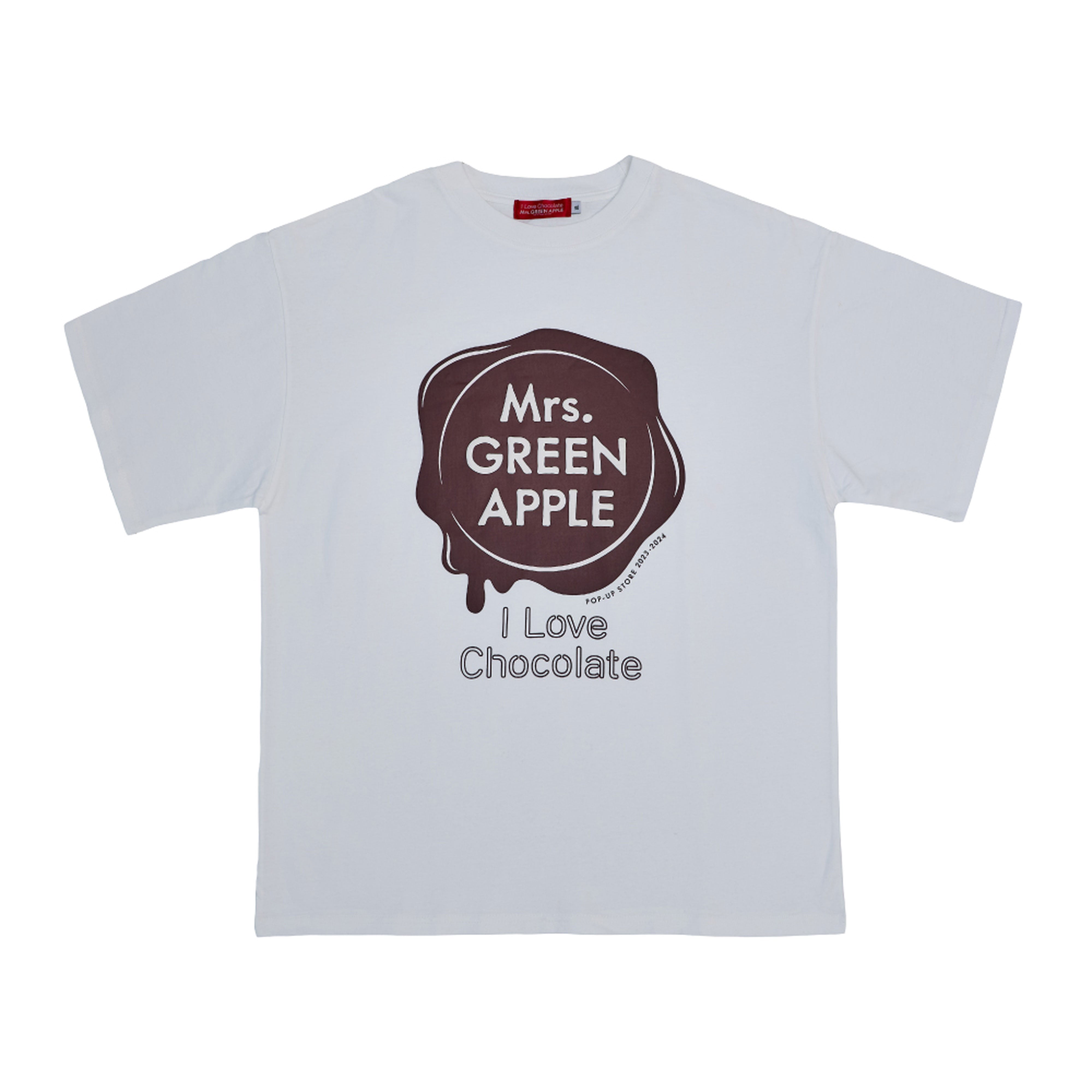 I Love Chocolate T-shirt White – Mrs. GREEN APPLE OFFICIAL STORE