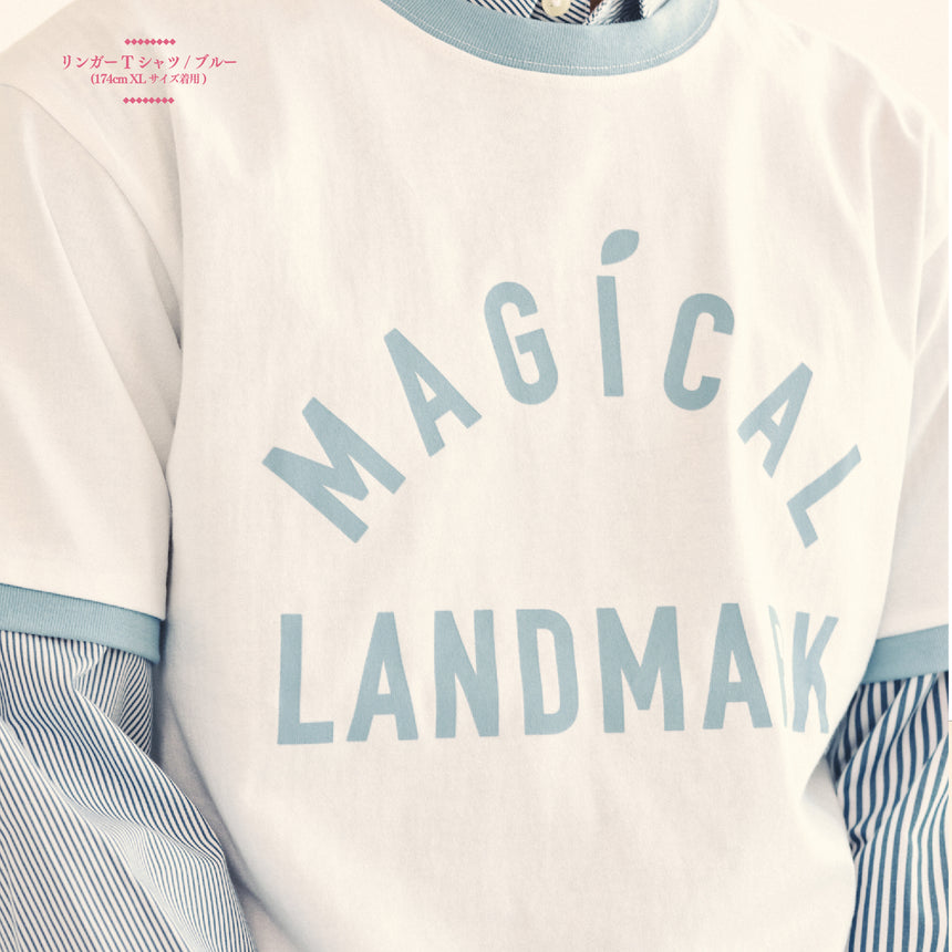 LANDMARK IN HARAJUKU リンガーTシャツ / ブルー – Mrs. GREEN APPLE