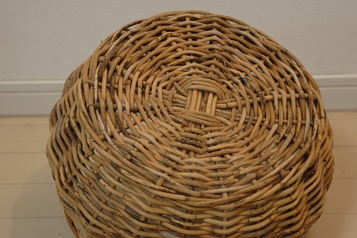 かご・バスケット・雑貨 - menui | アラログ 持ち手付き丸型バスケットL