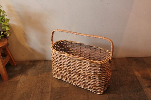 かご・バスケット・雑貨 - menui | オーバルハンドルバスケット レクト