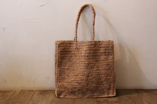 かご・バスケット・雑貨 - menui | ラフィアかぎ編みトートバッグ