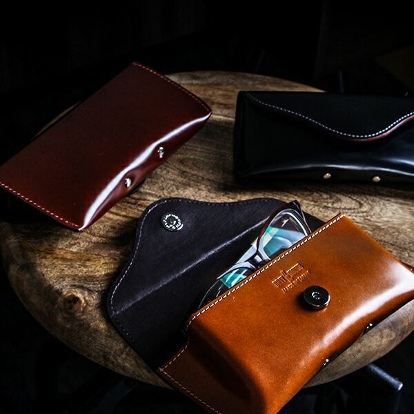 ブリットハウス コードバン メガネケース King of Leather Cordovan CV