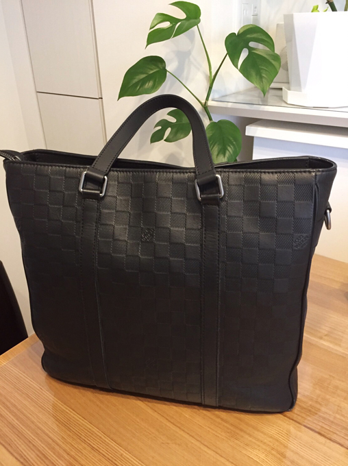 ルイヴィトンダミエアンフィニ（タダオ）トートバッグを約3年間使って