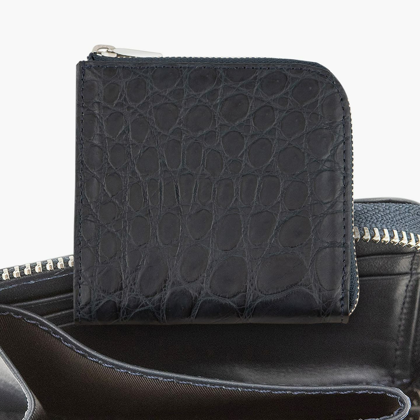 ナイルクロコダイル L字ハーフウォレット | 大人のバッグ・財布・ L字