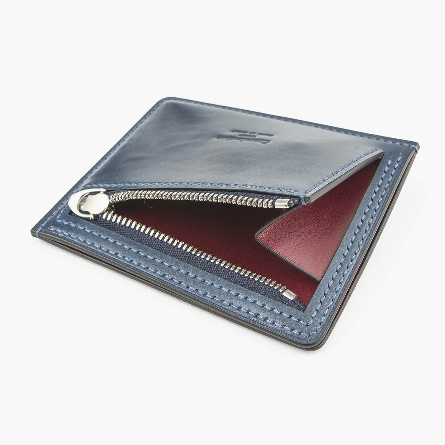 アニリン染めコードバン コンパクトマルチウォレット | 大人のバッグ