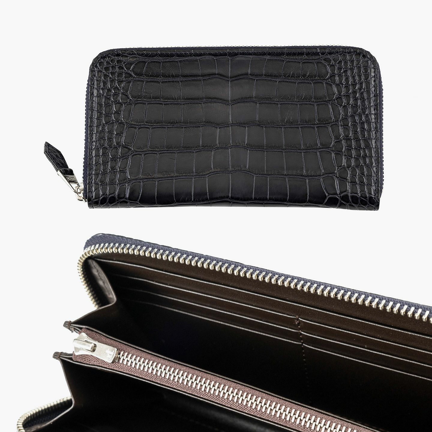 アリゲーター ラウンドジップ長財布 | 大人のバッグ・財布・ ラウンド