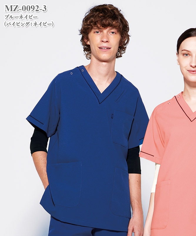 ミズノ男女兼用スクラブ半袖[チトセ製品] MZ-0092｜THS-白衣通販・販売